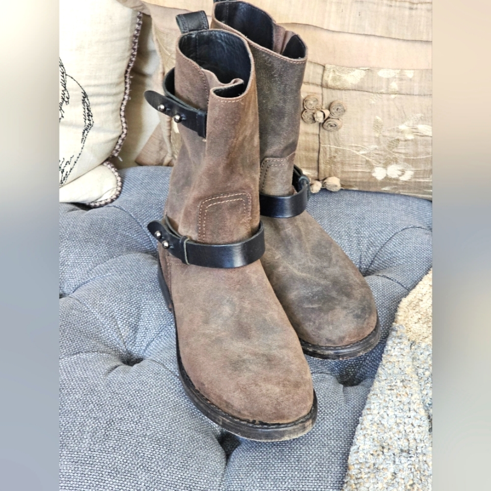 Rag & Bone Moto II Suede Chelsea Boot